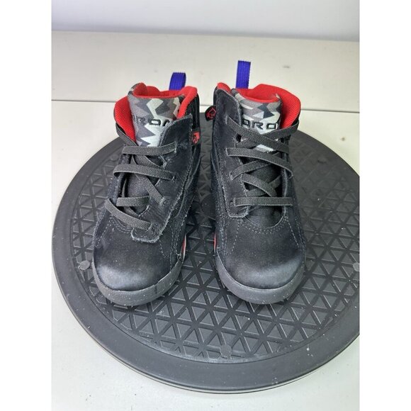 Jordan 7 Retro Raptors Toddler Jumpman MVP Black Shoes DZ5576-006 Size 10c - Picture 2 of 10